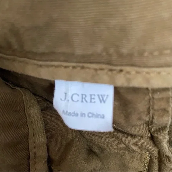 JCrew Andie Shorts olive green size 4 - Picture 7 of 11